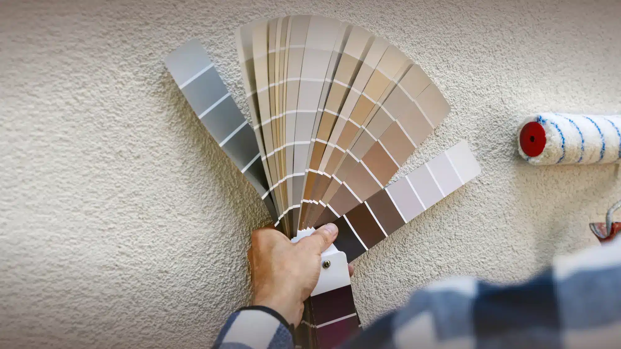 Variety of vibrant synthetic stucco colors for home exteriors