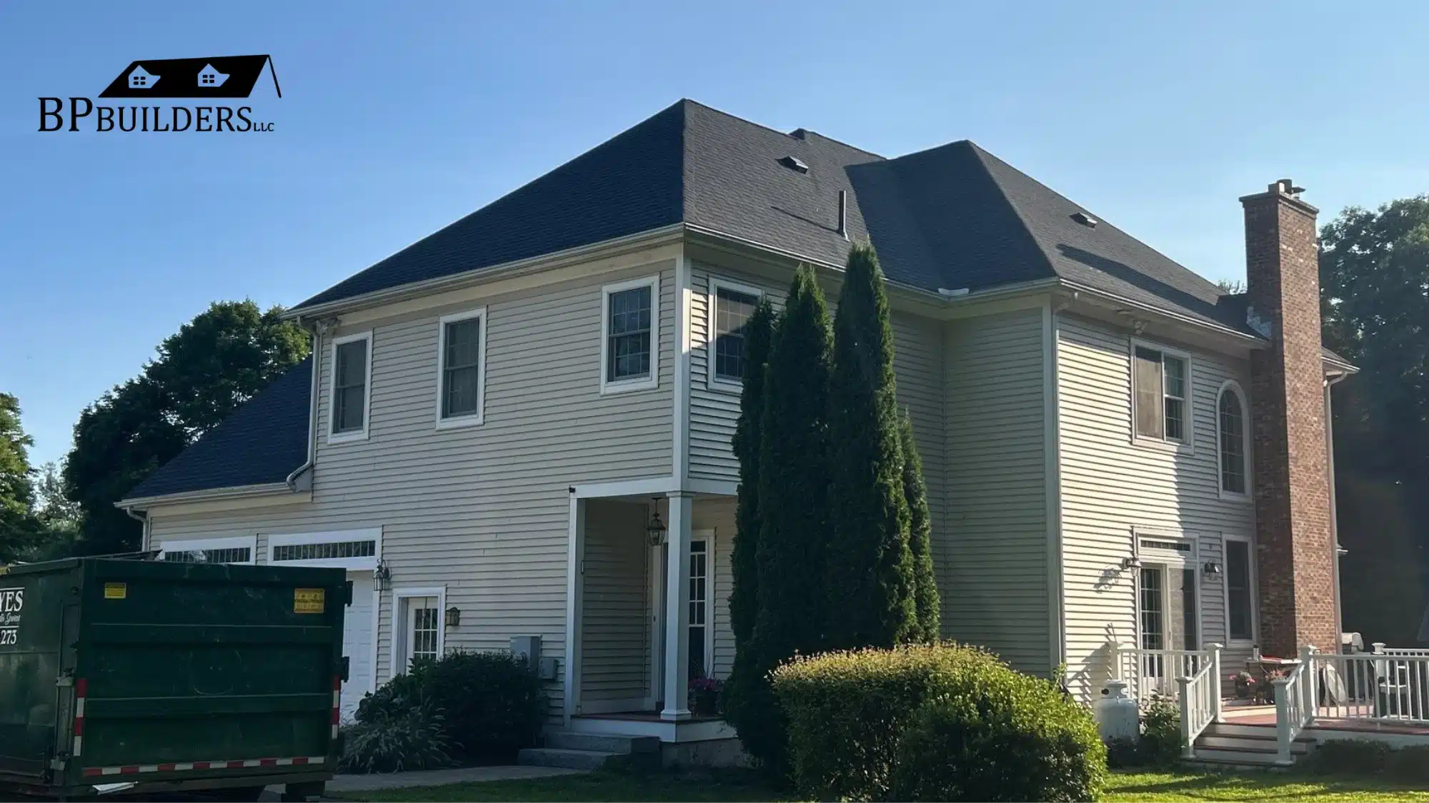 Roof replacement for a home in Norwalk.